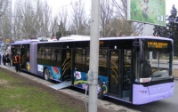 В Славянск бесплатно пригнали 5 троллейбусов из Донецка