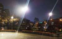 В Киеве в сквере Марии Заньковецкой создали сияющую феерию из новых LED-ламп (ФОТО)