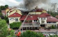 Пожар в Трускавце, горит отель