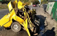 Авто всмятку: в жутком ДТП под Харьковом погиб мужчина (видео)