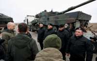 Шмигаль показав перші німецькі танки в Україні