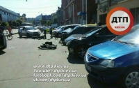 Масштабное ДТП в Киеве: на Старовокзальной Тоyоtа разбила 10 авто