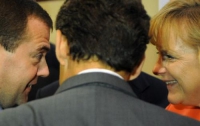 Медведев, Саркози и Меркель поговорят о НАТО