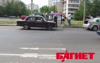 В Киеве ВАЗ на полном ходу сбил женщину на «зебре» (ВИДЕО)