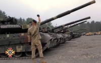 Украинские танки Т-84 прибыли в Германию (видео)