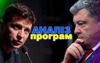 Порошенко vs Зеленський: Змагання програм