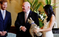 Меган Маркл подарили кенгуру в Австралии