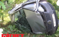 Под Киевом в ДТП скончался водитель авто, которое вылетело в кювет (ФОТО)