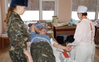 Днепропетровские десантники отдали стране 400 литров крови (ФОТО)