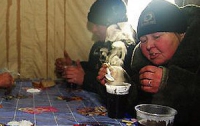 На Рождество в Киеве бездомных досыта накормят
