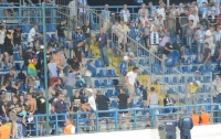 Видео драки фанатов «Черноморца» и «Црвены Звезды» (ВИДЕО)