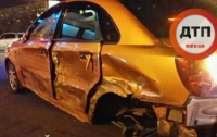 Пьяное ДТП в Киеве: столкнулись четыре автомобиля
