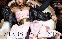 Леди Гага и Рита Ора со своими стилистами в журнале «The Hollywood Reporter» (ФОТО)