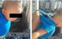 Алжирец вывесил двухлетнего сына из окна 15-го этажа ради лайков
