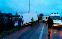 На Житомирщине маршрутка врезалась в грузовик: есть жертвы