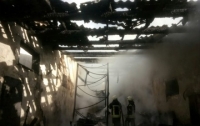 Пожар в Киеве: горело складское помещение