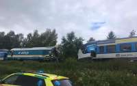 В Чехии столкнулись два пассажирских поезда, есть жертвы и раненые
