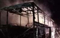 Автобус с украинцами сгорел в России, есть пострадавшие