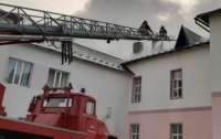 На Прикарпатье возник пожар в COVID-больница