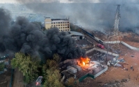 Под Москвой случился пожар на опасном предприятии