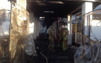 Масштабный пожар уничтожил двухэтажный дом в Затоке