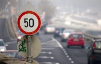 Ограничение скорости в 50 км/ч в Киеве возобновилось