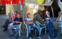 «Беркут» расправился с палатками оппозиционеров