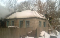 В Чернобыльской зоне горел жилой дом