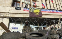 В Донецкой области разбирают баррикады боевиков