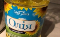 В подсолнечном масле в сети супемаркетов 