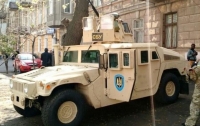 Одессу начал патрулировать спецназ на боевой технике