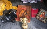 Священник узнал похищенную икону, имеющую золотое напыление и вес около 40 кг