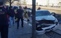 В Санкт-Петербурге мажор на BMW снес толпу людей (видео)