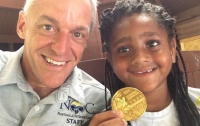 Семилетняя девочка откопала олимпийское 