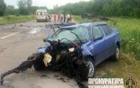 На Луганщине произошло ДТП с участием полицейского, пострадали девять человек