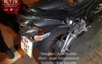 В Киеве из-за собаки разбилась девушка на мотоцикле