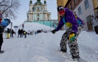 Киев и завтра засыплет снегом