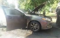 В Харькове подожгли Lexus
