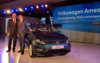 Седан Volkswagen Ameo встал на конвейер в Индии