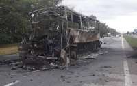 В Житомирской области из-за ДТП загорелся автобус с десятками пассажиров