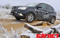  На тест-драйве «Багнета» новый SsangYong Korando