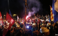 В Испании бьют касками - под здание парламента пришли шахтеры