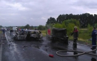 Авария с пожаром под Киевом: сын погибшего депутата тоже разбился в ДТП (видео)