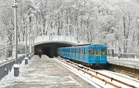 Вчера столичным метро воспользовалось на 107 тыс. пассажиров больше из-за снегопада