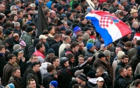 Революция в Хорватии: протестующие требуют отставки коррумпированного правительства