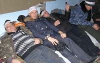 В Донецке милиция разгромила палаточный городок, а один чернобылец умер