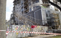 В Ровно упал строительный кран