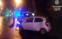 Пьяное ДТП в Одессе: иномарку отбросило на угол дома