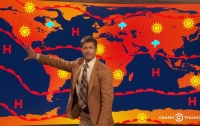Брэд Питт неожиданно выступил в роли ведущего прогноза погоды