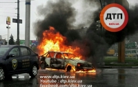 ДТП в Киеве: на Дарницкой площади сгорел 